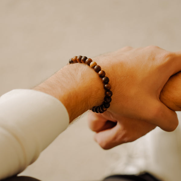 Sand Picture Jasper Beaded Crystal Bracelet: Comfort, Sacral chakra